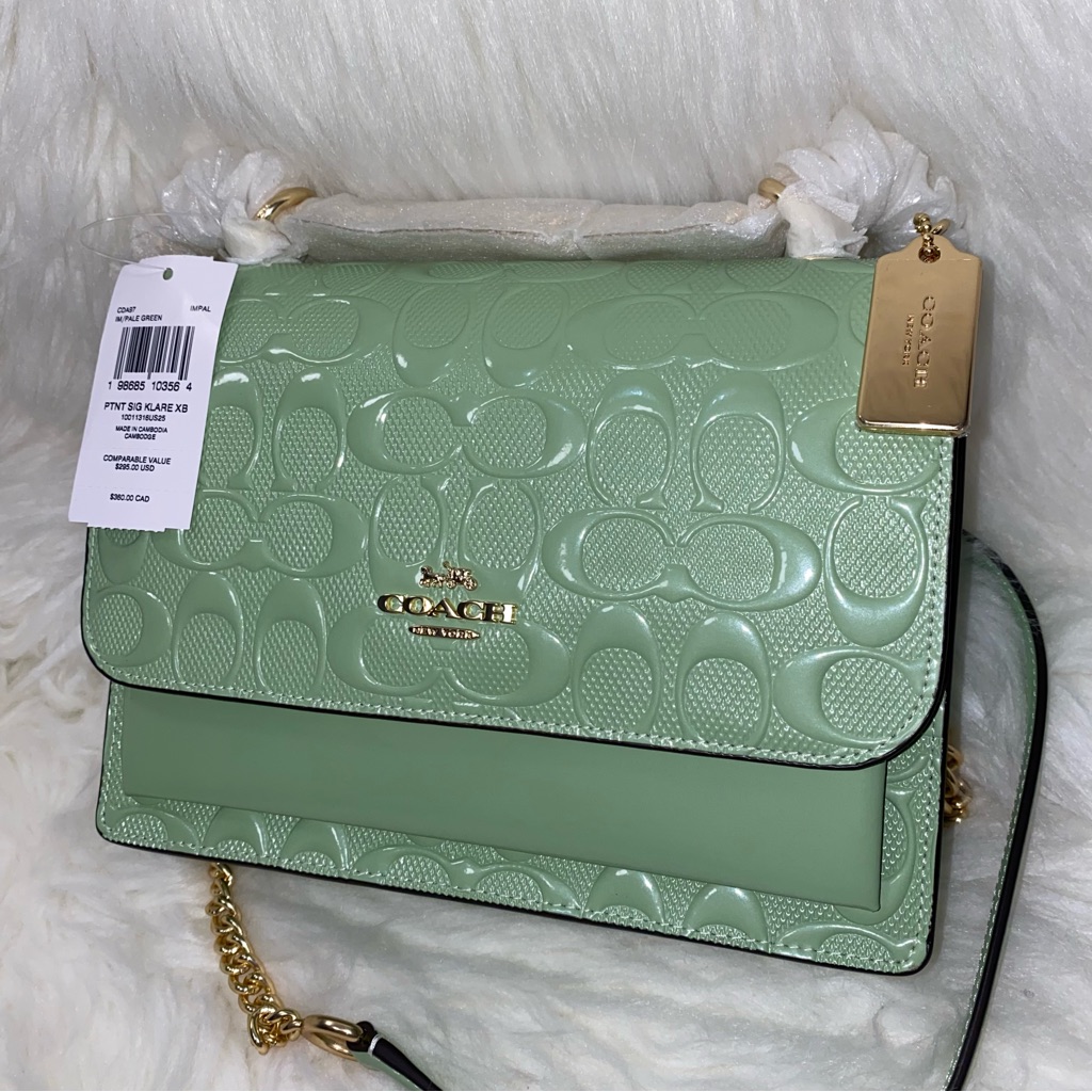 Coach Klare Crossbody Bag In Signature Leather New With Tags